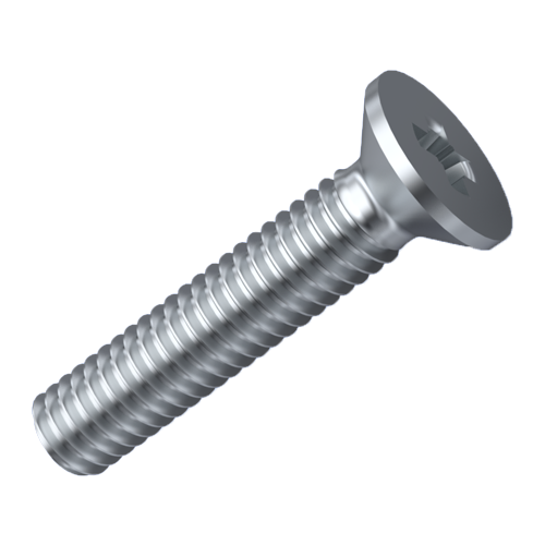 Senkkopfschraube ISO7046 M3x22 Stahl 4.8 verzinkt Phillips