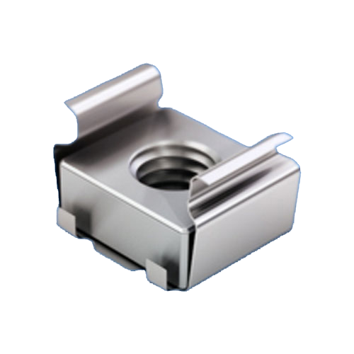 Cage Nut M8 Panel Thk. Range 3.3-4.7mm A2 Plain Stainless Steel / Galv. Steel