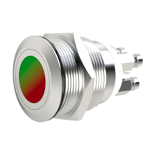 Switch Illuminated Vandal Resistant Dot Illuminated, S.P. Push to Make