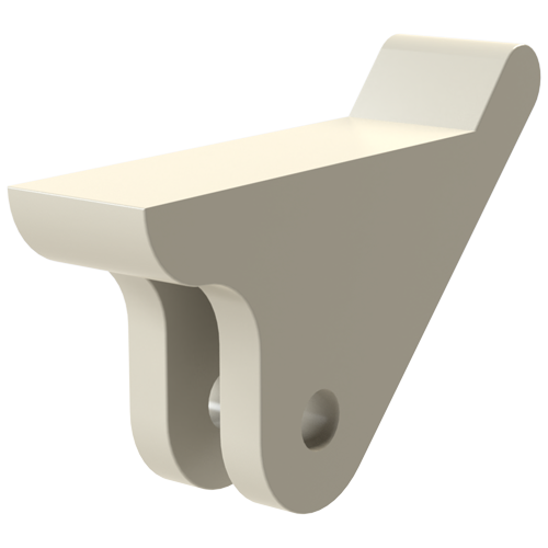 Circuit Board Ejector Polyamid 6 white UL94-V2