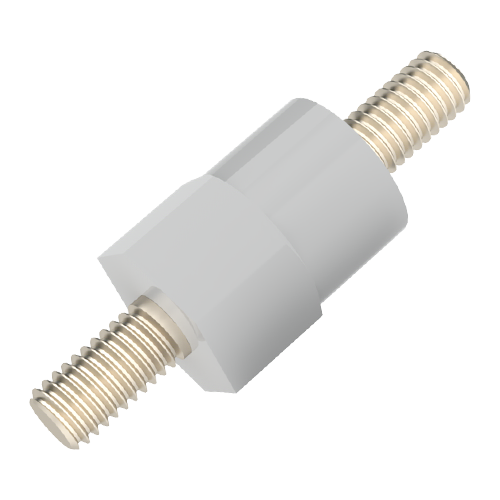 Insulated Standoff PA-Brass M/M AF6x7 | Thread M2.5x6 / M2.5x6