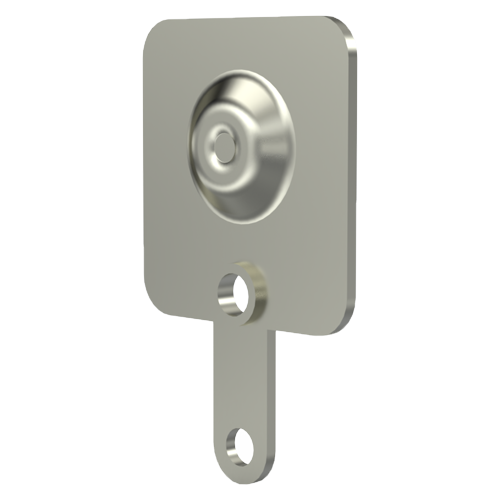 Battery Contact for "A"/"AA" cells Spring steel nickel-plated