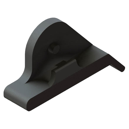 PCB board ejector for 1.6mm (1/16") Polyamid black UL94-V2