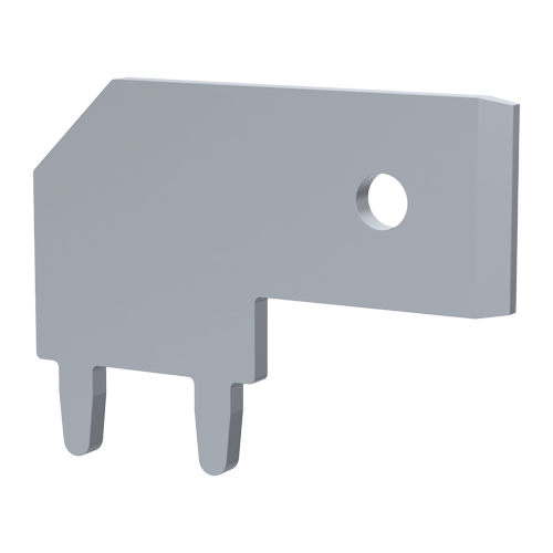 Blade Terminal 6.3x0.8 | 90° Tin-Plated Bronze