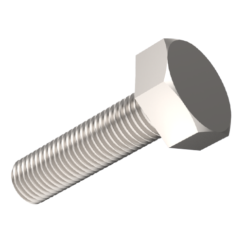 Hexagonal Screw DIN933/ISO4017 M3x6 A2 Plain Stainless Steel Hexagon