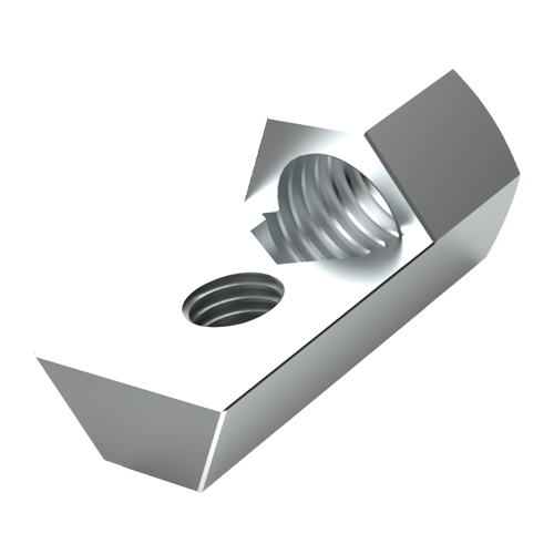 Threaded Block AF5.5x15 | 2x M3 Nickel-Plated Brass