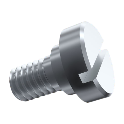 Captive Screw M4x7.5 Galvanized Steel Slotted
