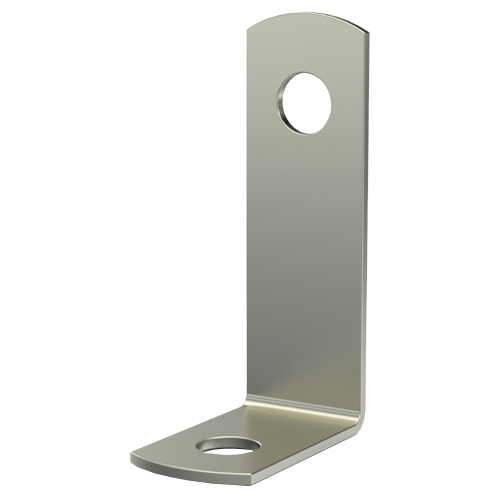 Mounting Bracket 9.9x11.5mm Brass,nickel-plated/hole ø3.7+3.3mm