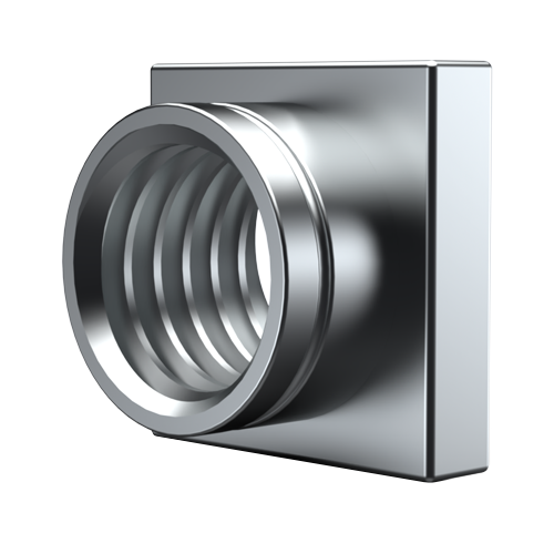 Square Thin Nut DIN562 M6 Galvanized Steel 4.8