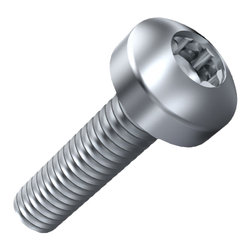 Flachkopfschraube ISO14583 M6x40 Stahl 4.8 verzinkt Torx Linsenkopf