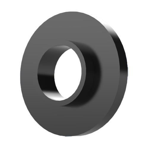 Insulation sleeve ø3.1/3.9x4.7mm Polyamid 4.6 black/UL94-V0/+163°C