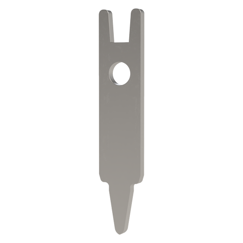 Solder Terminal Pin 2.8x13.8mm Brass silver-plated 0.6mm