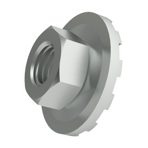 Combination Nut M6 Galv. Steel Rotatable Contact Washer