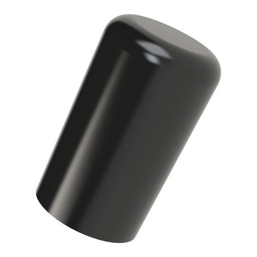 Sealing Cap for Pipe Dia. ø6mm Polyethylen,black