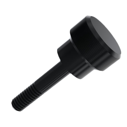 Knurled Thumb Screw M3x12 Brass Vertical Knurl