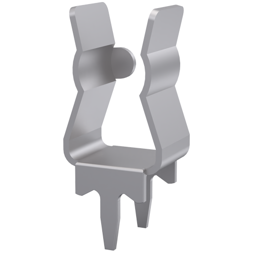 PC Fuse Clip 5x20mm Brass silver-plated 3.5mm pin