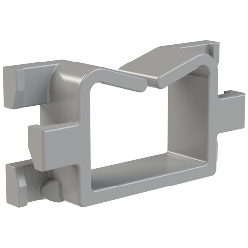 Edge Wire Saddle "U" shaped panel Polyamid 6.6 natural UL94-V2 E70062