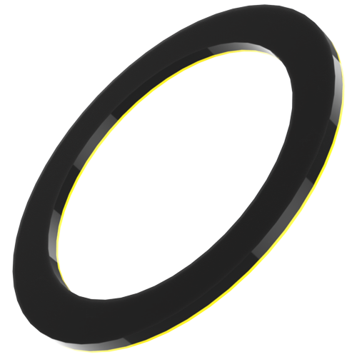 Sealing ring 50x56x2mm/3mm wide EPDM black self adhesive -40/+120°C