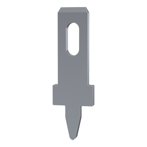 Blade Terminal 2.8x0.8 | 12.2 Tin-Plated Brass