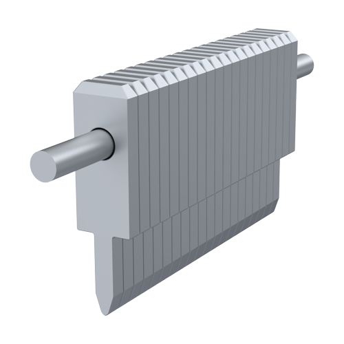 Blade Terminal 2.8x0.8 | 10.5 Tin-Plated Brass 200 pcs. On Wire