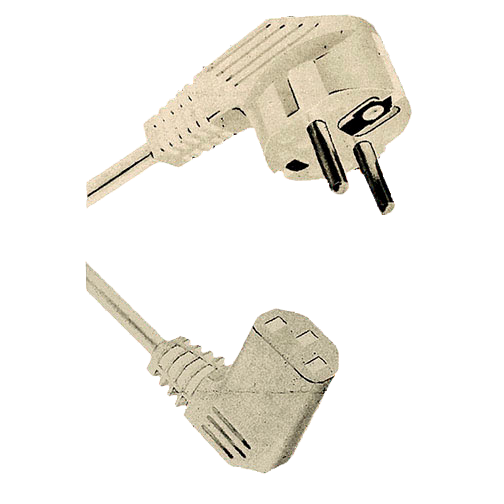 Power Cord VII-H05VV-F3G0,75-C13W/1,5m/grey