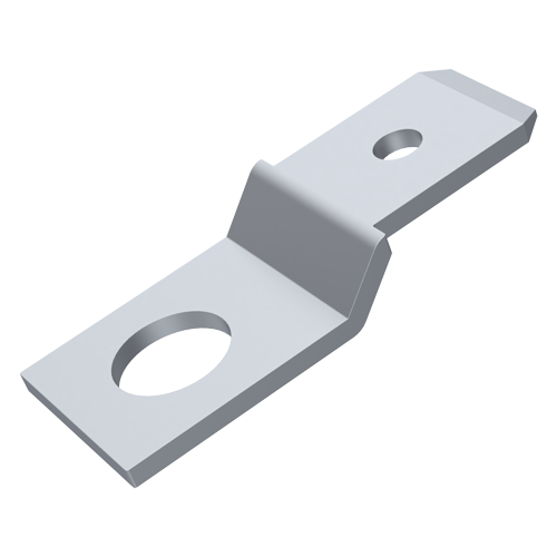 Blade Terminal 6.3x0.8 | 45° | ø4.3 Tin-Plated Brass