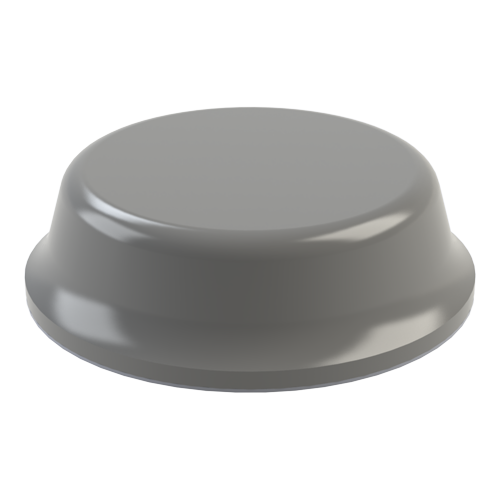 Self-Adhesive Bumper Ø12.7x3.5 PUR gray