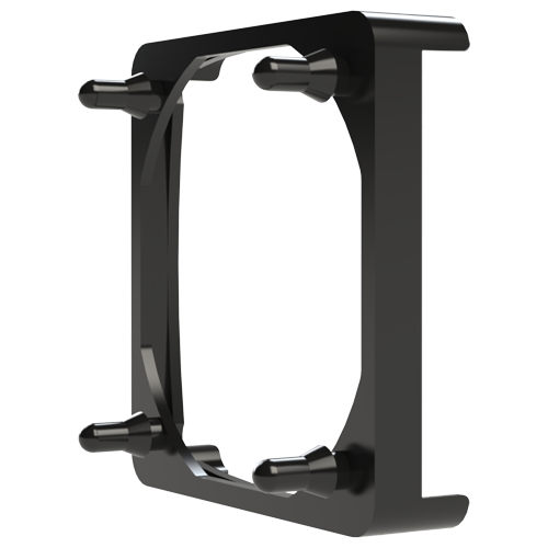 Fan Sleeve Fast Mounting 120mm TPE,black/Panel 2.0-3.5mm