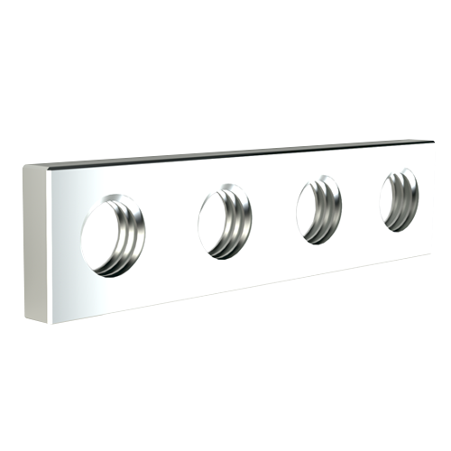 Thread Rail Metric 4TE-M2,5 5x1,5x20,32 Steel zinc plated