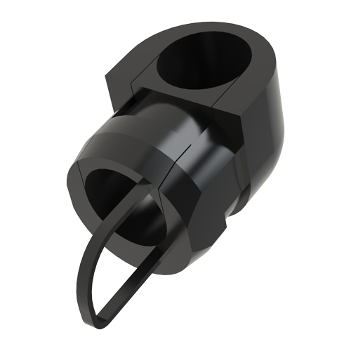 Rigth Angle Strain Relief Bushing / for Roundcables SR-20-2
