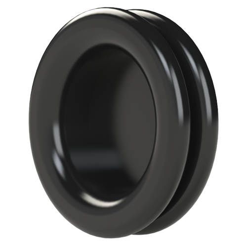 Diaphragm Grommet 7.7/10.0-1.5mm EPDM black 50° Shore