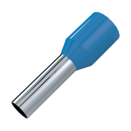 End-Sleeve 0.25x8.0mm Polypropylen light-blue - not UL listed