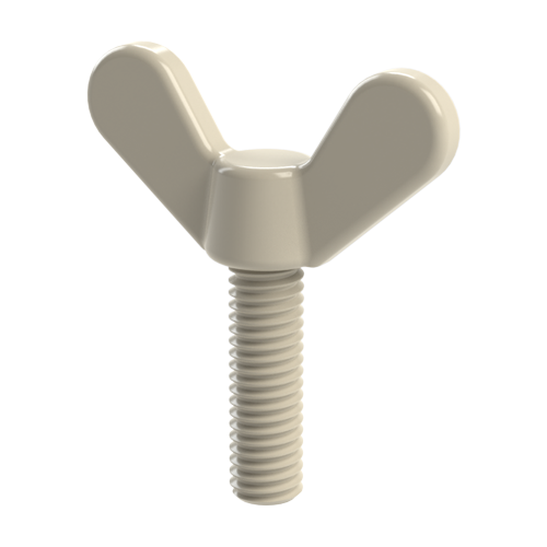 Wing Screw UNC6-32x9.5 Polyamide 6.6 natural