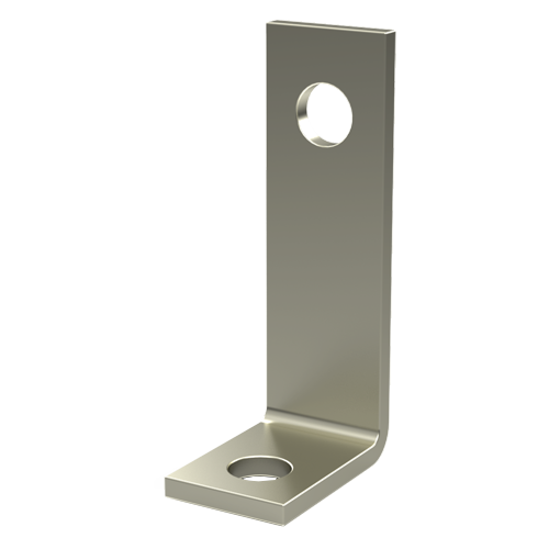 Mounting Bracket 25.7/12.4x7.9mm Steel,nickel-plated/hole ø3.6mm