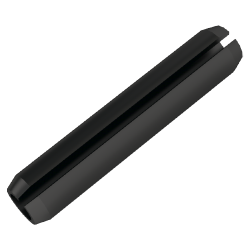 Spring-Type Straight Pin ISO8752 Ø2X10 Hardened Steel, black