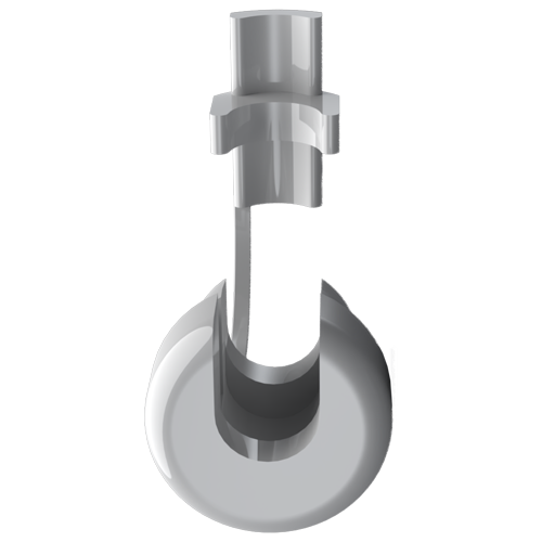 Straight-Thru Strain Relief Bushing 5,6-6,2/-1,6, white