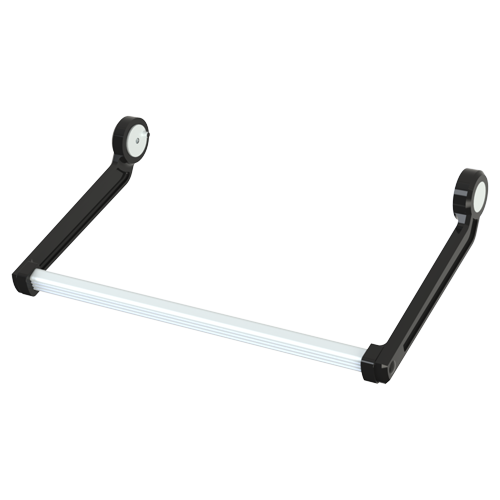 Carrying and Rear up Handle (L+R) PA fibreglass,black