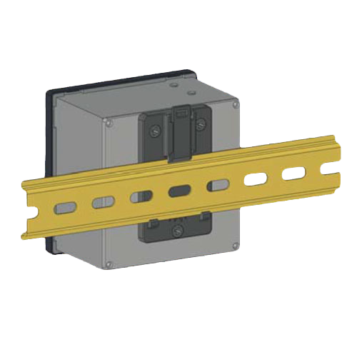 Fixing Clamp for enclosure mounting on DIN rails TS 35