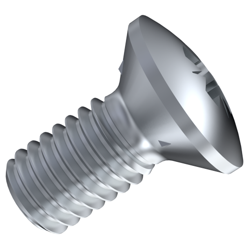 Contact Screw M3x6 Steel 4.8 zinc plated Pozidriv