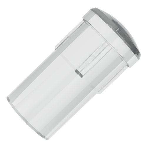 Panel Light Pipe ø3.3mm Front mount Polycarbonat clear