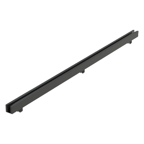 Card Guide 1/16"-2mm PCB/203mm Polyamid black UL94-V0/177.8mm