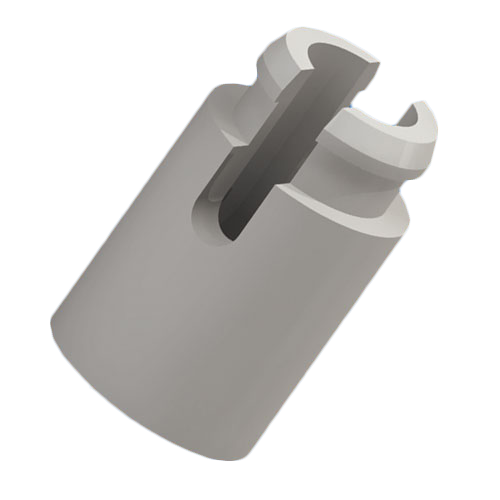 Round Spacer Ø2.1/4.0 x 4.0 PA 6.6 natural Snap-In