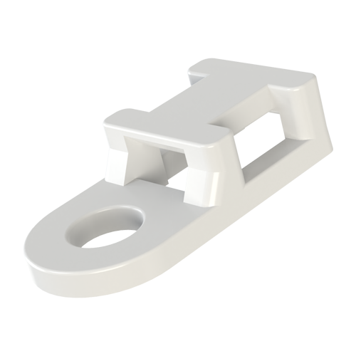 Flat Tie Holder 9.5x19/5mm PA natural