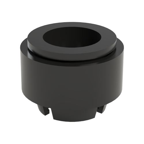 LED Mount for 5mm LEDs Polyamid black