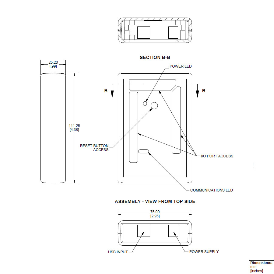 Case for Arduino Mega 2560 / translucent blue