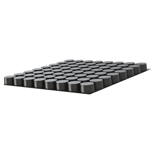 Self-Adhesive Bumper Ø11.9x6.4 Silicone black