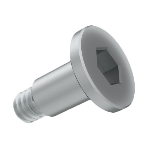 Collar Screw M3 x 8 A1 Plain Stainless Steel Hex Socket