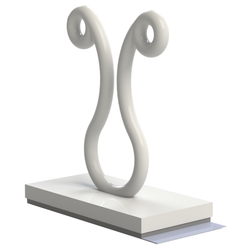 Twist Lock on Base ø10.2-12.7mm Polyamide 6.6 natural UL94-V2 E70062