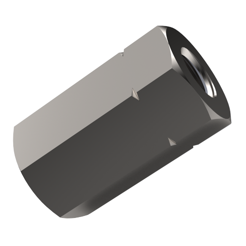 Long Nut M10 DIN6334 A2 Stainless Steel AF 17x30 / M10