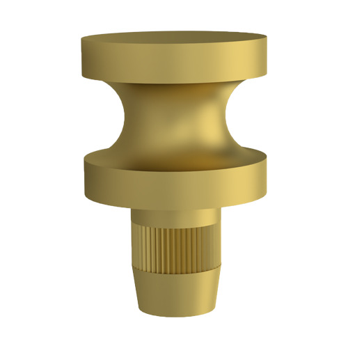 Solder Terminal Pin ø1,0x3.0mm Brass gold-plated